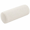 Cuscino cilindrico 20 x 50 cm in tessuto bouclé avorio - supporto decorativo moderno