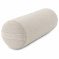 Cuscino cilindrico 50 x 20 cm in tessuto beige - supporto decorativo morbido